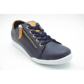 CHARLOTTE navy/brandy sneaker