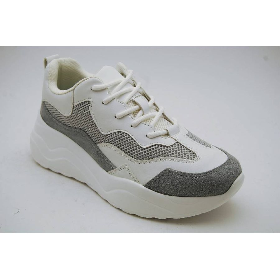 DUFFY vit/grå sneaker