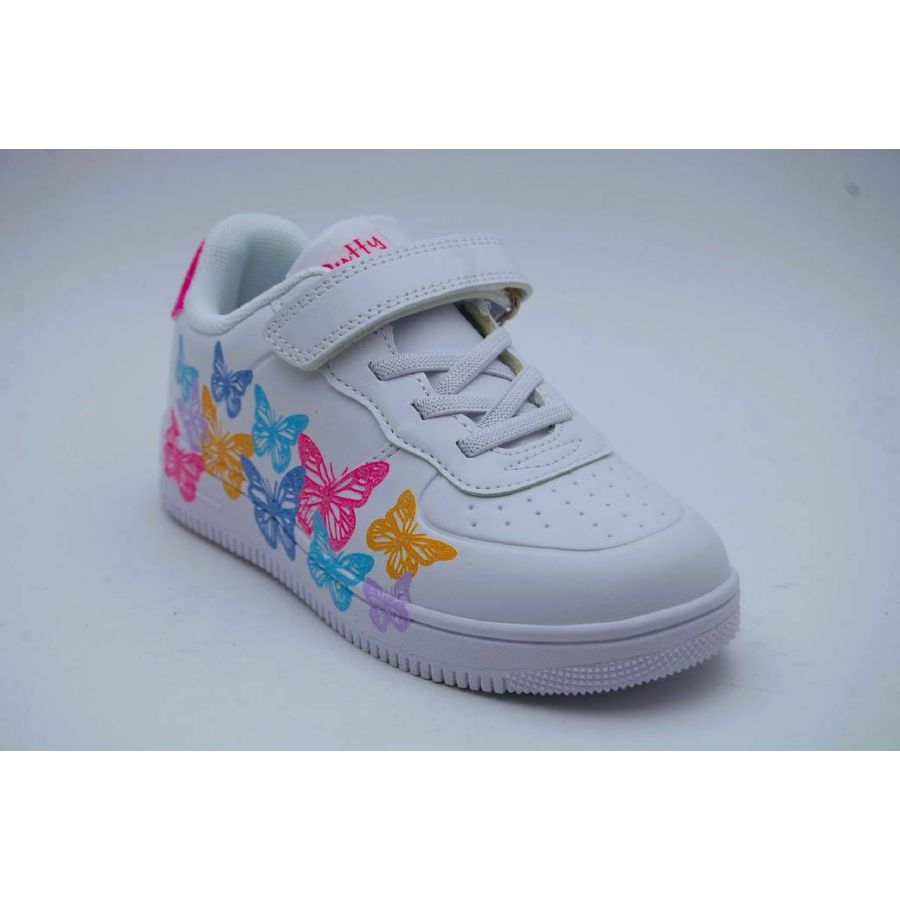 DUFFY vit sneaker fjärilar