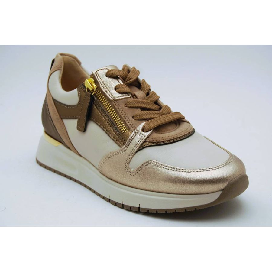 GABOR beige/metallic sneaker