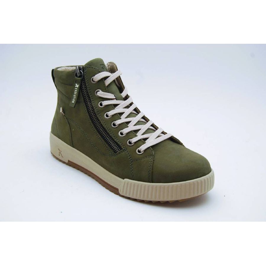 RIEKER EVOLUTION grön sneaker high