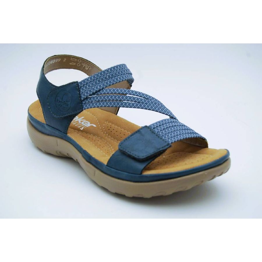 RIEKER blå sandal
