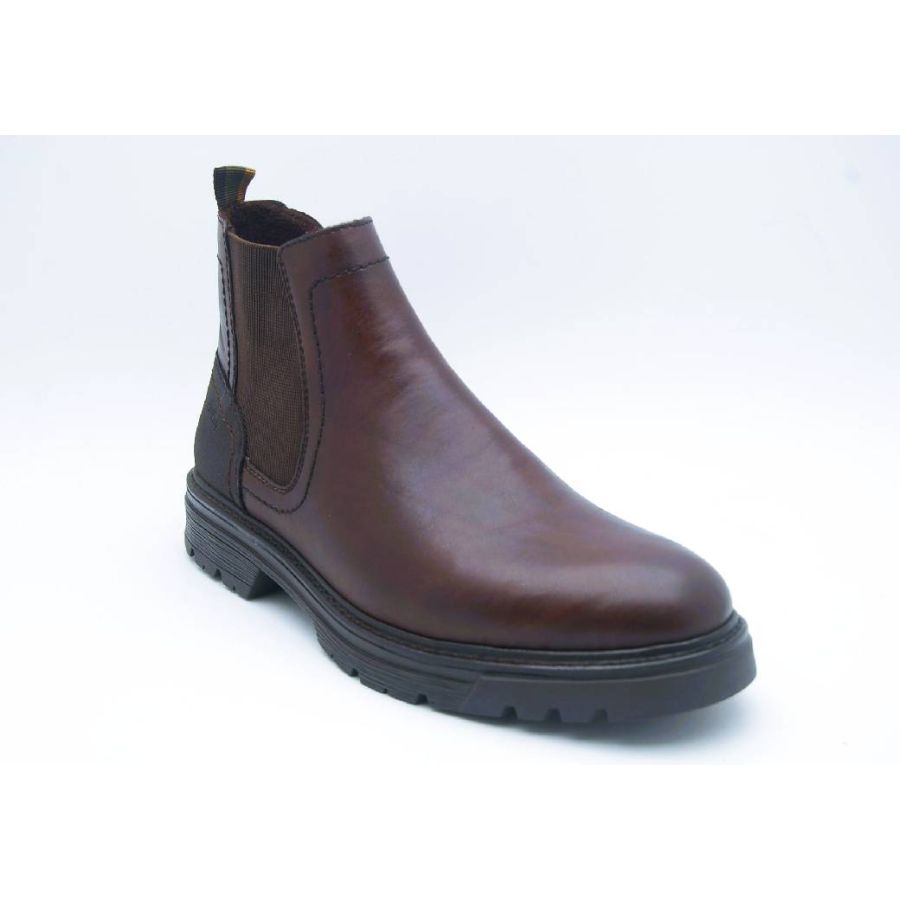 RIEKER brun chelseaboot skinn