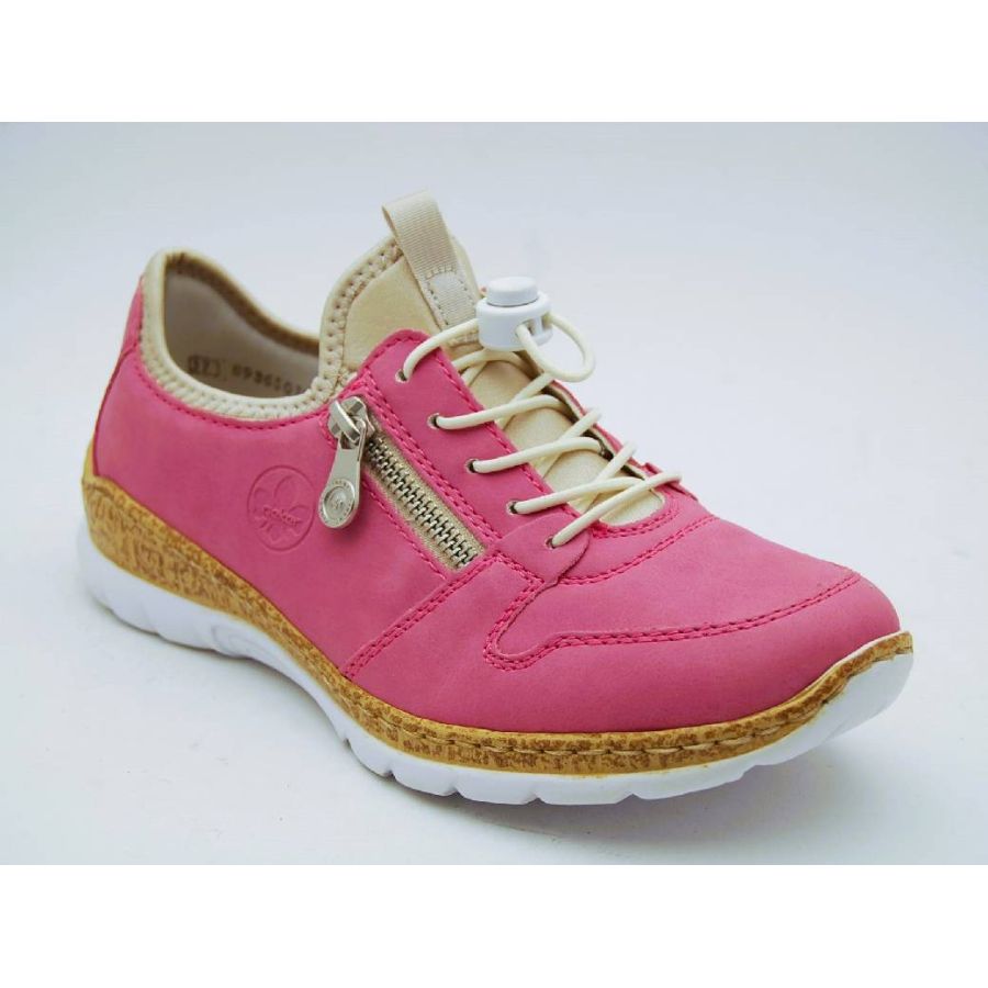 RIEKER fuxia sneaker resår