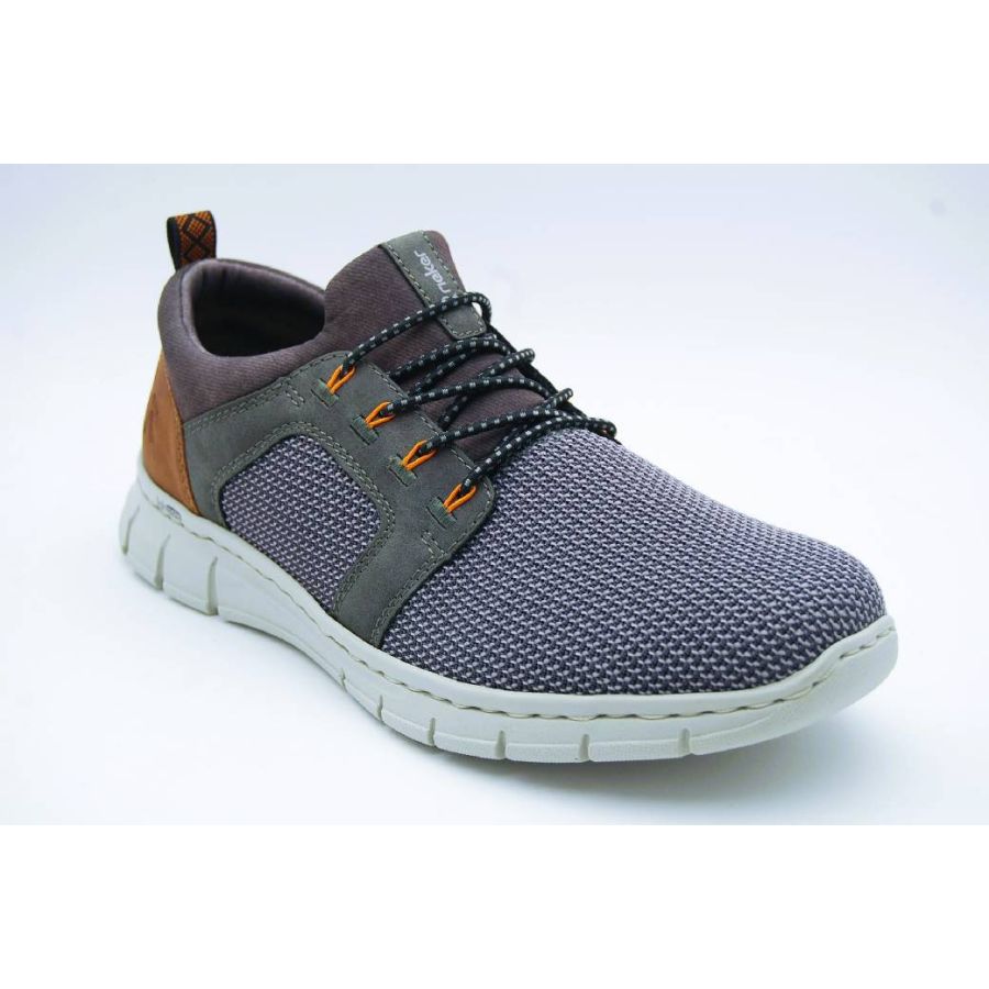 RIEKER grå sneaker resår