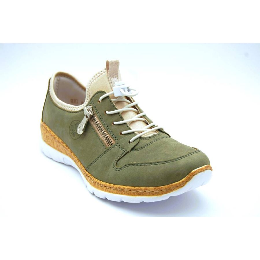 RIEKER grön promenad resår