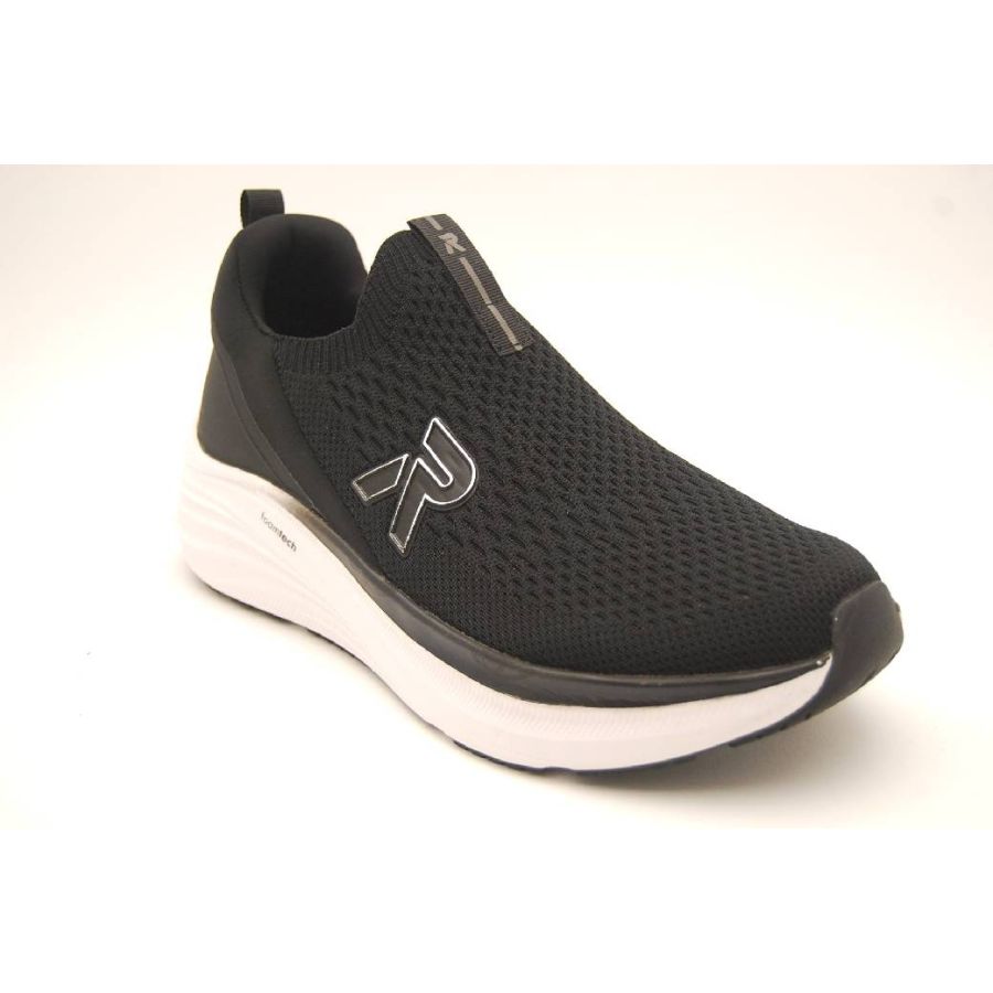 RIEKER svart sneaker BRED LÄST