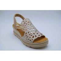 RIEKER beige sandalett stenar