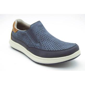 RIEKER blå slipon X-BRED
