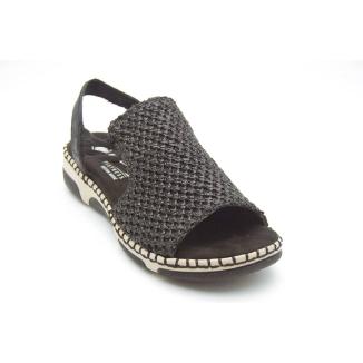 RIEKER svart sandalett