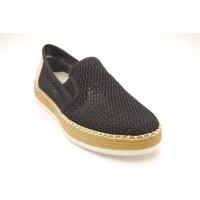 RIEKER svart slipon