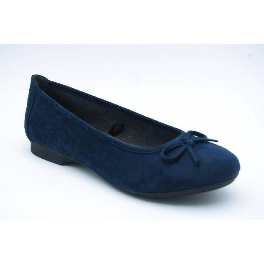SOFTLINE navy ballerina rosett