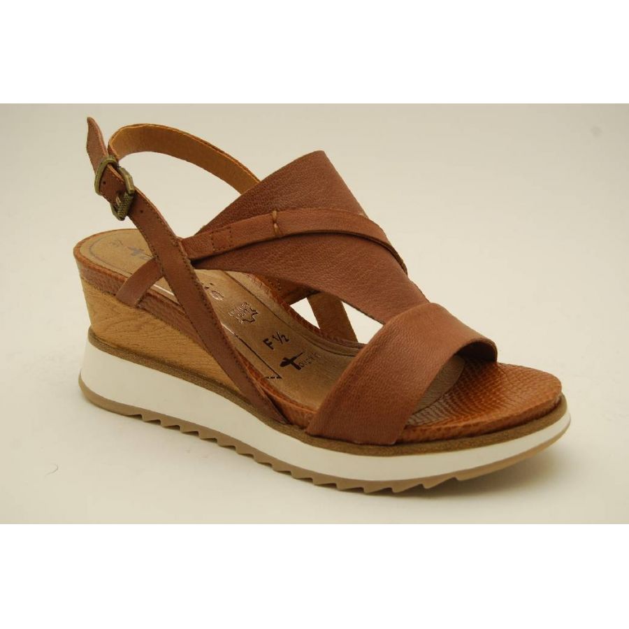 TAMARIS brun sandalett kil