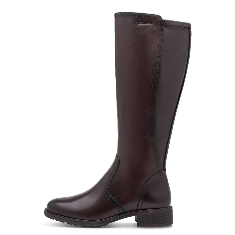 TAMARIS mahogny STRETCH stövel