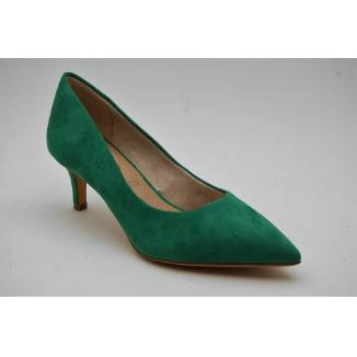 TAMARIS grön pumps