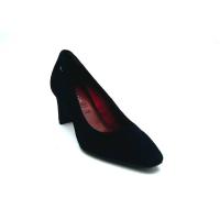 TAMARIS svart pumps mocka