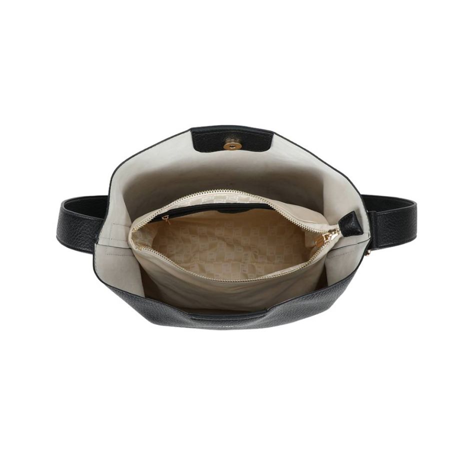 ULRIKA DESIGN svart BAR-ZIPPER